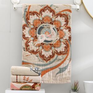 Flower Design Towel